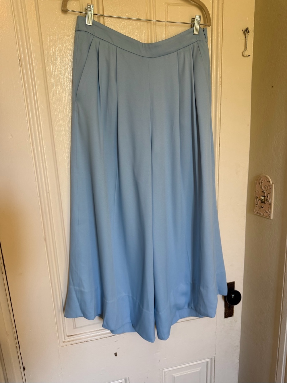 MARNI Italy Light Blue Wide-Leg Palazzo Pants size 46